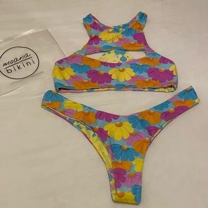 Moana Bikini Mango Milkshake Set - Reversible